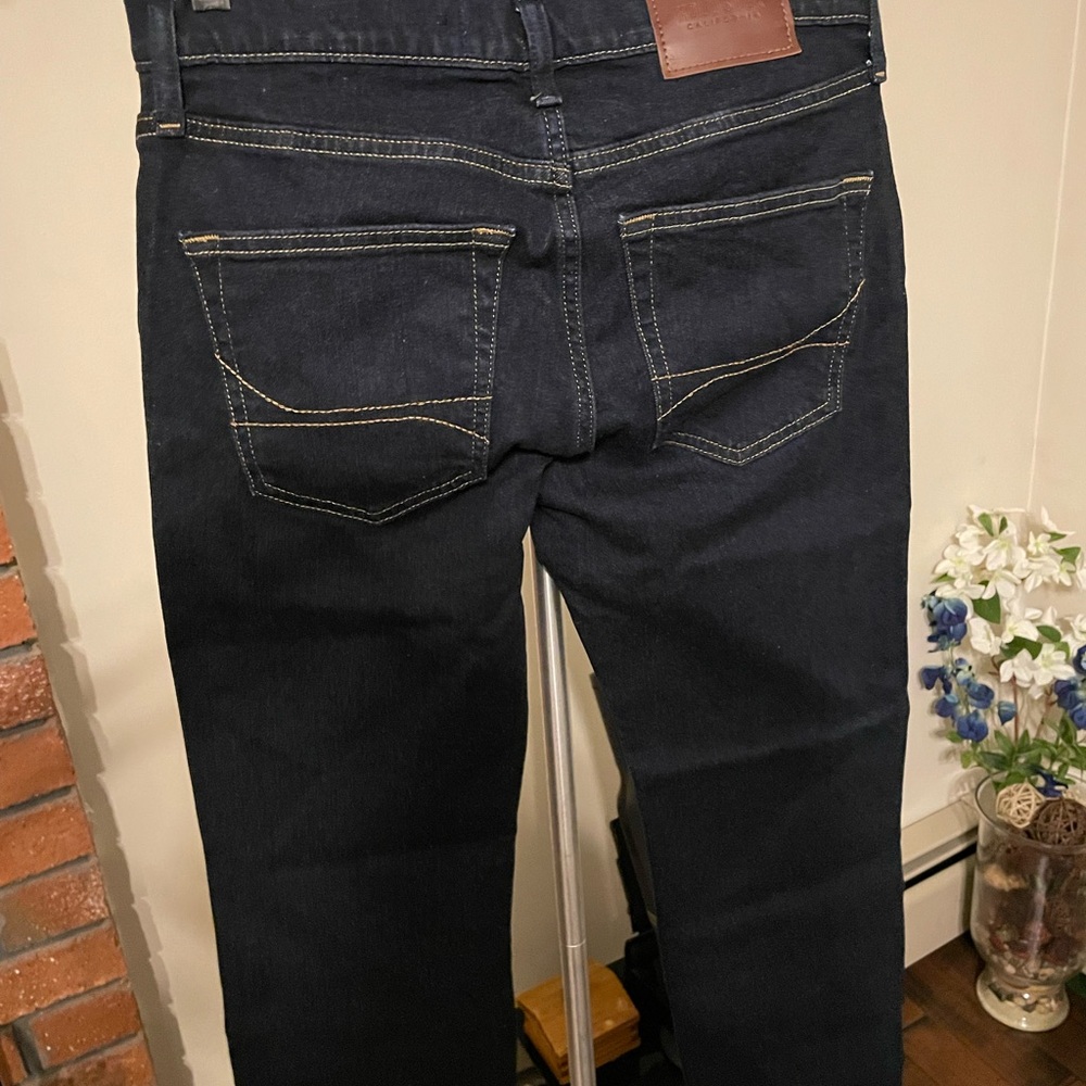 Hollister Blue Straight Jeans Classic Fit
